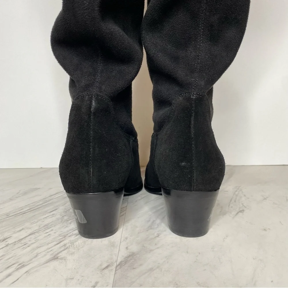 Blondo Black Suede Over the Knee Boot 6M